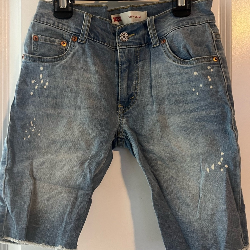 Authentic Levi's Girl’s Blue Denim Shorts